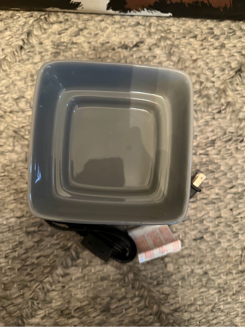 Scentsy Classic Curve Gloss Gray Warmer - Picture 2 of 6